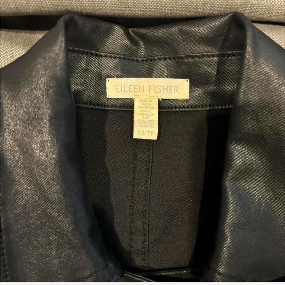 Eileen Fisher Organic Cotton Moto Jacket - Picture 4 of 6